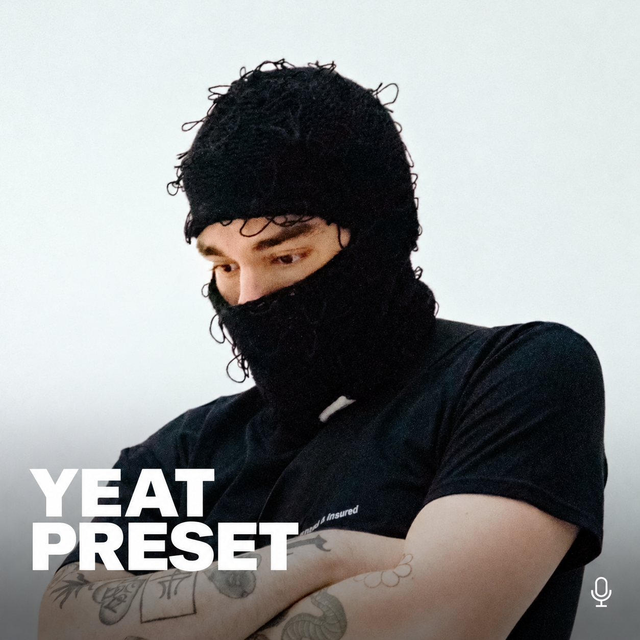 Yeat Preset cover with microphone artwork